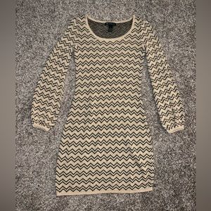 I.N.C gold midi dress